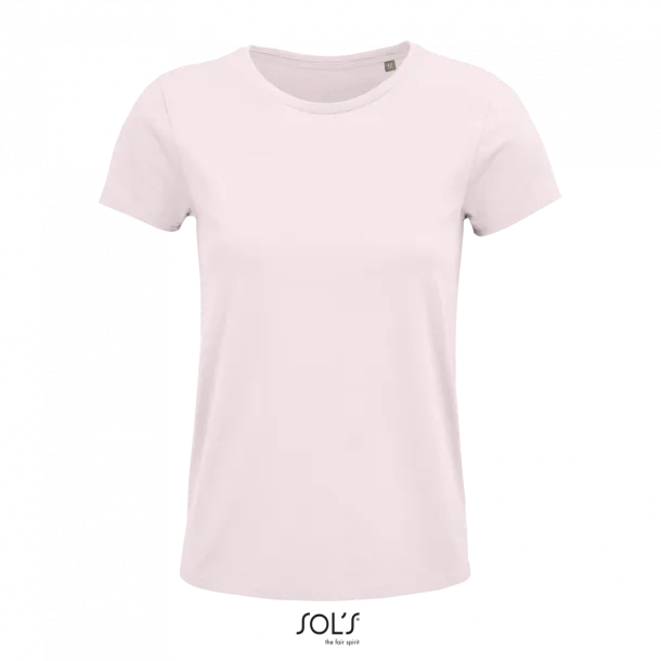  SOL'S CRUSADER WOMEN - ROUND-NECK FITTED JERSEY T-SHIRT - SOL'S Pale Pink