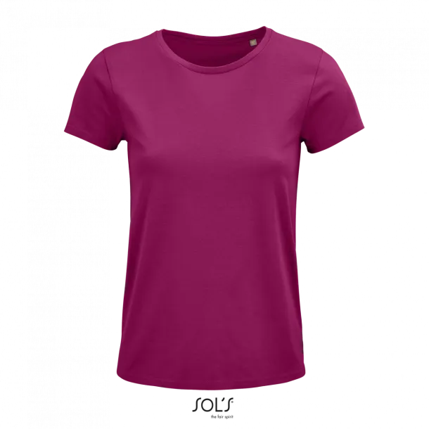  SOL'S CRUSADER WOMEN - ROUND-NECK FITTED JERSEY T-SHIRT - SOL'S Fuchsia