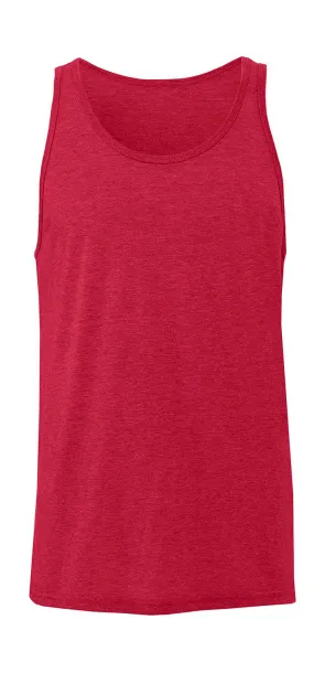  Unisex Jersey Tank - Bella+Canvas Red Triblend