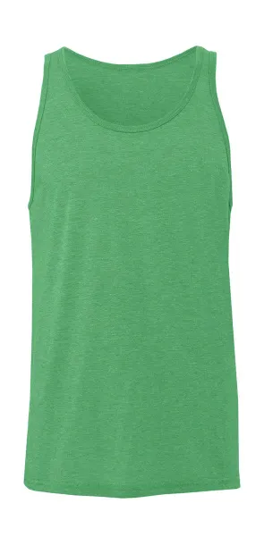  Unisex Jersey Tank - Bella+Canvas Green Triblend