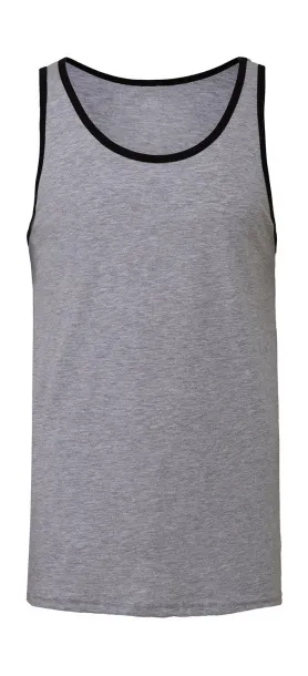  Unisex Jersey Tank - Bella+Canvas Athletic Heather Black