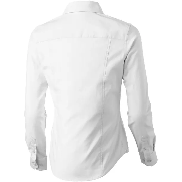 Vaillant long sleeve ladies shirt - Elevate Life White