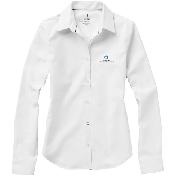 Vaillant long sleeve ladies shirt - Elevate Life White