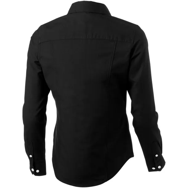 Vaillant long sleeve ladies shirt - Elevate Life Solid black