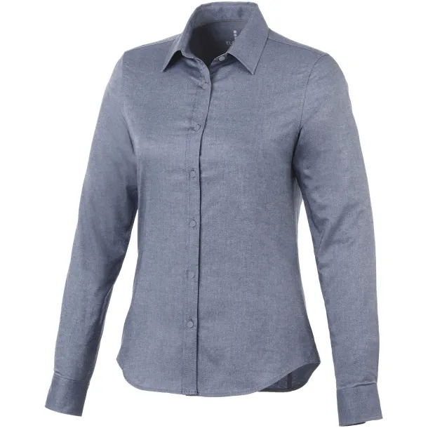 Vaillant long sleeve ladies shirt - Elevate Life Oxford navy