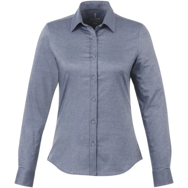 Vaillant long sleeve ladies shirt - Elevate Life Oxford navy