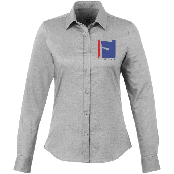 Vaillant long sleeve ladies shirt - Elevate Life Steel grey