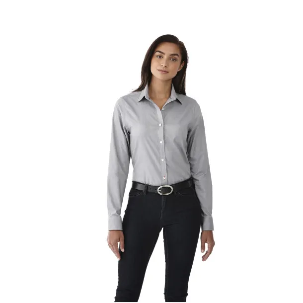 Vaillant long sleeve ladies shirt - Elevate Life Steel grey