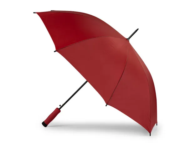 ROSSI umbrella with automatic opening black - CASTELLI Red