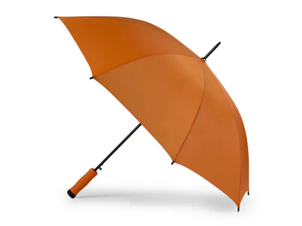 ROSSI umbrella with automatic opening black - CASTELLI Orange