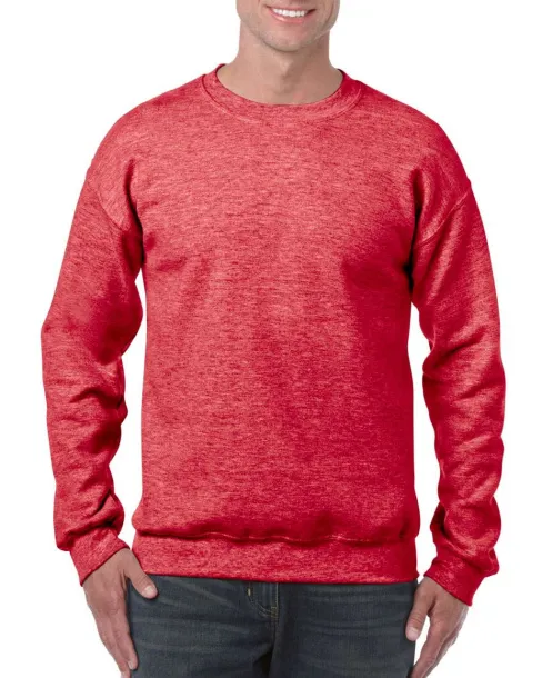 HEAVY BLEND™  ADULT CREWNECK SWEATSHIRT - Gildan Heather Sport Scarlet Red