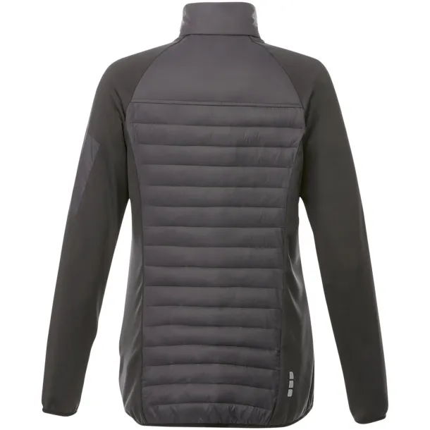 Banff hybrid insulated ladies jacket - Elevate Life Storm grey