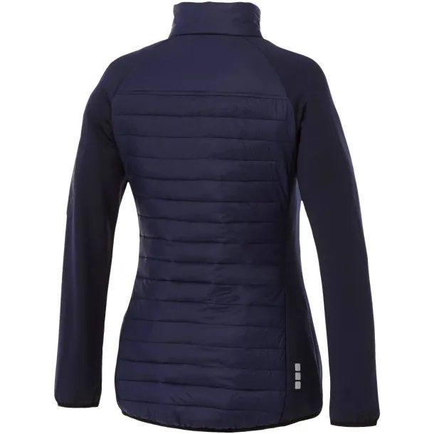 Banff hybrid insulated ladies jacket - Elevate Life Navy Blue