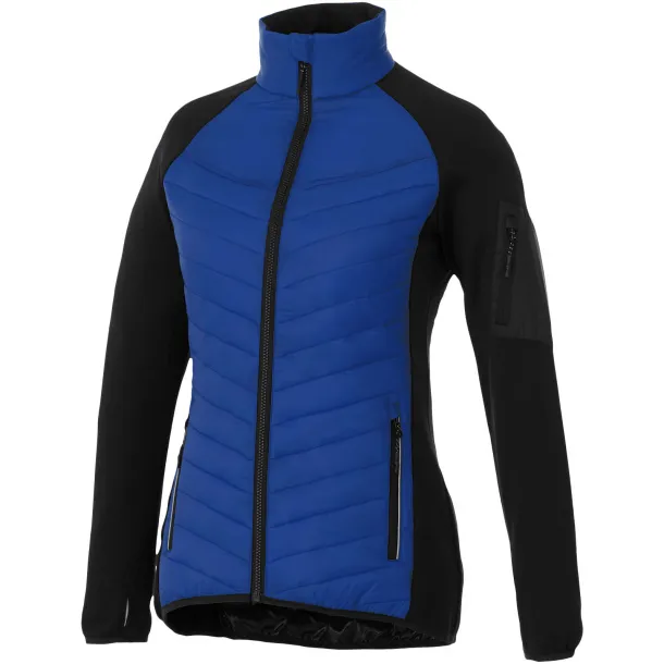 Banff hybrid insulated ladies jacket - Elevate Life Blue