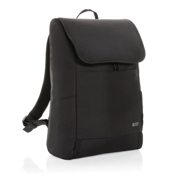  Swiss Peak Fern AWARE™ RPET ruksak za laptop 15.6" - Swiss Peak Crna