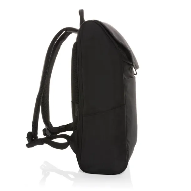 Swiss Peak Fern AWARE™ RPET ruksak za laptop 15.6" - Swiss Peak Crna
