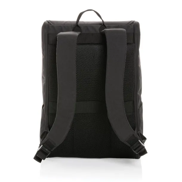  Swiss Peak Fern AWARE™ RPET ruksak za laptop 15.6" - Swiss Peak Crna