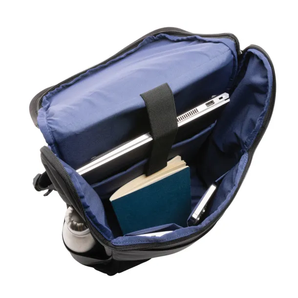  Swiss Peak Fern AWARE™ RPET ruksak za laptop 15.6" - Swiss Peak Crna