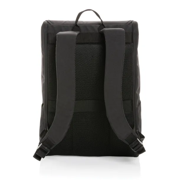  Swiss Peak Fern AWARE™ RPET ruksak za laptop 15.6" - Swiss Peak Crna