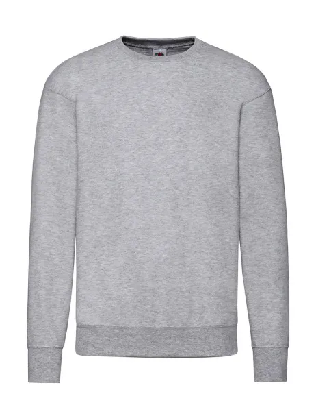  Lagani pulover, 240 g/m² - Fruit of the Loom Heather Grey