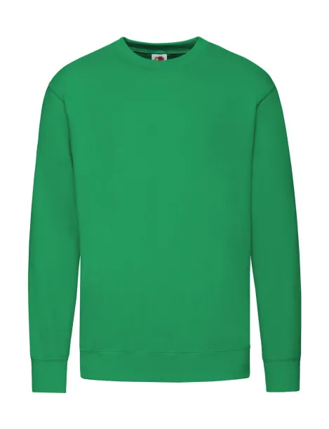  Lagani pulover, 240 g/m² - Fruit of the Loom Kelly zelena