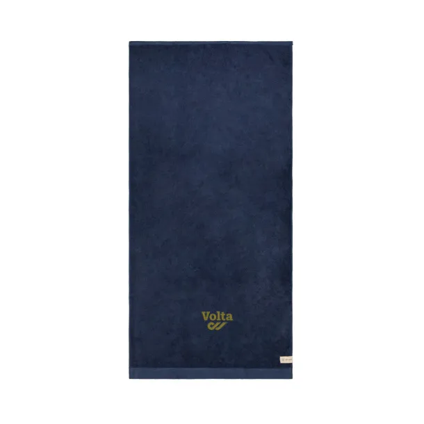  VINGA Birch 450 gsm towels 70x140 - Vinga blue, off white