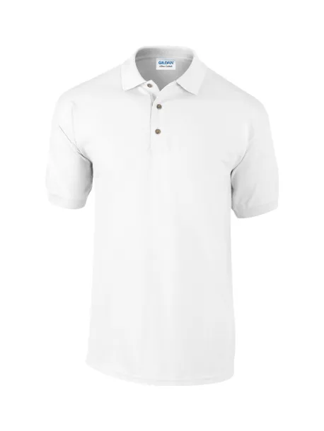 Ultra Cotton pique polo majica, 214 g/m² - Gildan Bijela
