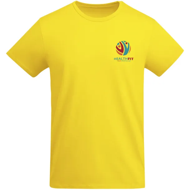 Breda short sleeve men's t-shirt - Roly Yellow