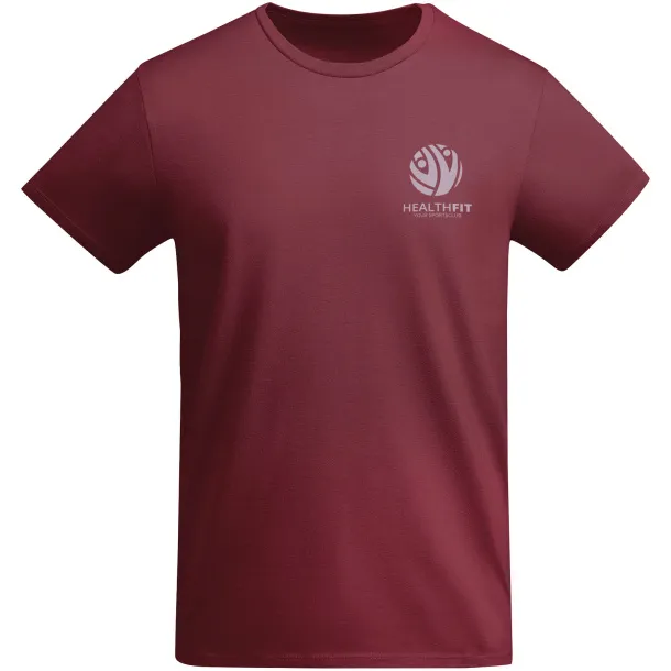 Breda short sleeve men's t-shirt - Roly Garnet