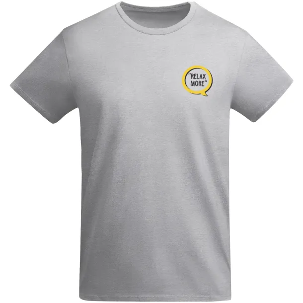 Breda short sleeve men's t-shirt - Roly Marl Grey