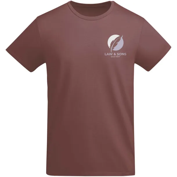 Breda short sleeve men's t-shirt - Roly Pale Red