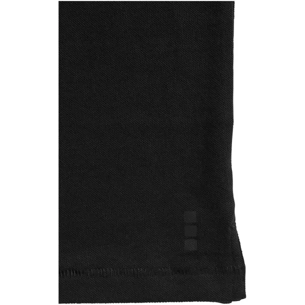 Oakville long sleeve men's polo - Elevate Life Crna