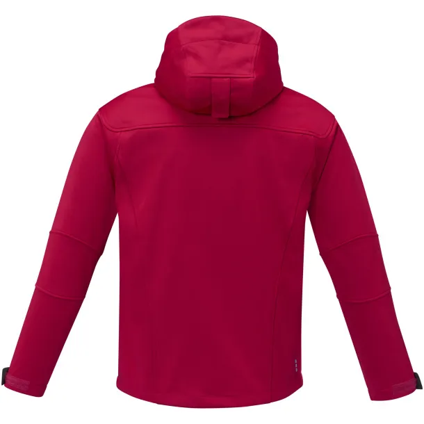 Match men's softshell jacket - Elevate Life Red