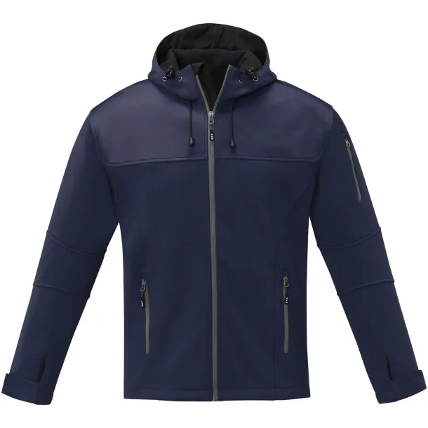 Match men's softshell jacket - Elevate Life Navy Blue