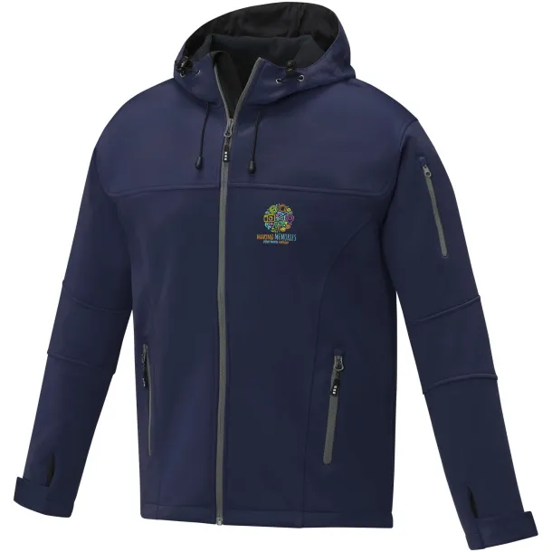 Match men's softshell jacket - Elevate Life Navy Blue