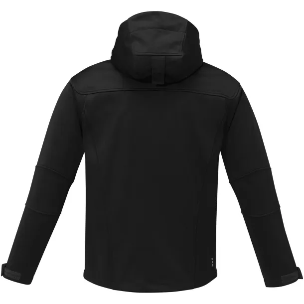 Match men's softshell jacket - Elevate Life Solid black