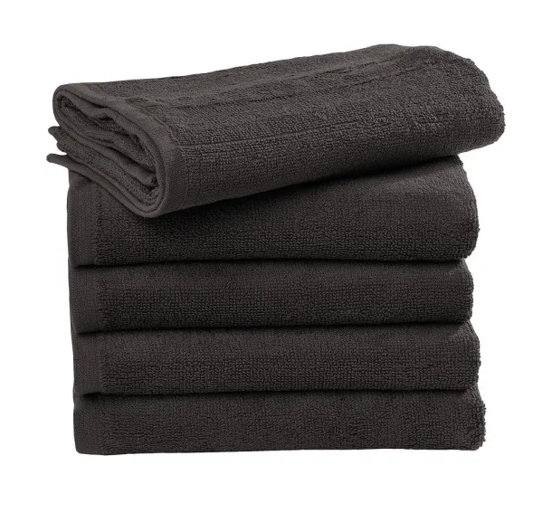  Ebro Face Cloth 30x30cm - SG Accessories - TOWELS (Ex JASSZ Towels) Deep Black