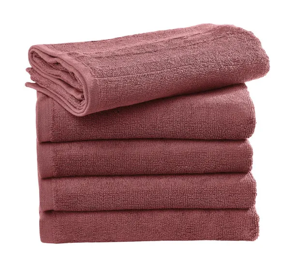  Ebro Face Cloth 30x30cm - SG Accessories - TOWELS (Ex JASSZ Towels) Rich Red