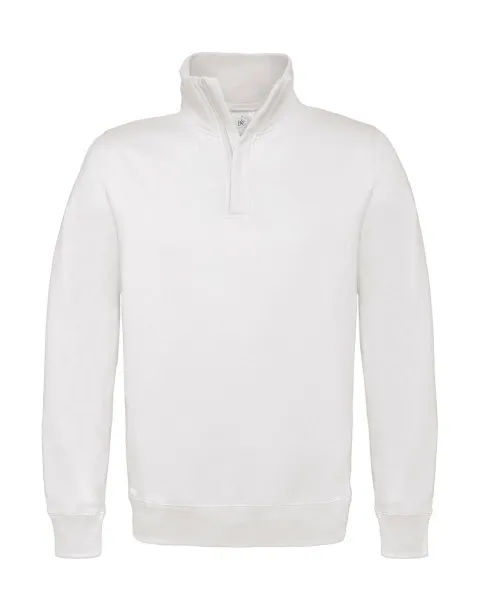  Pulover s kratkim patentnim zatvaračem, 280 g/m² - B&C Bijela