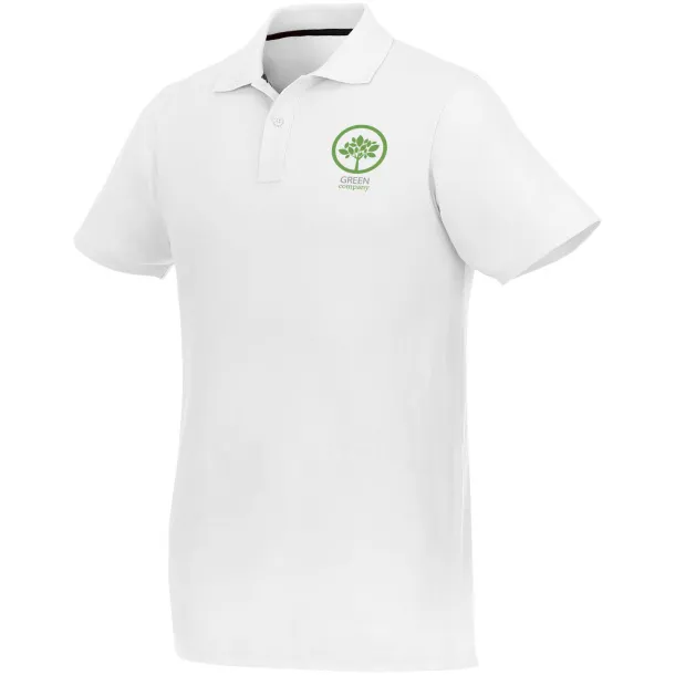 Helios short sleeve men's polo - Elevate Essentials White