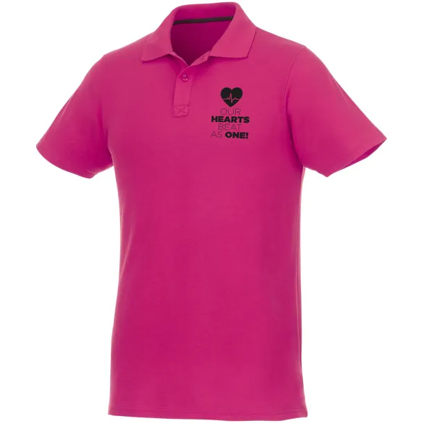 Helios short sleeve men's polo - Elevate Essentials Magenta