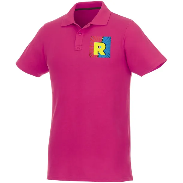 Helios short sleeve men's polo - Elevate Essentials Magenta