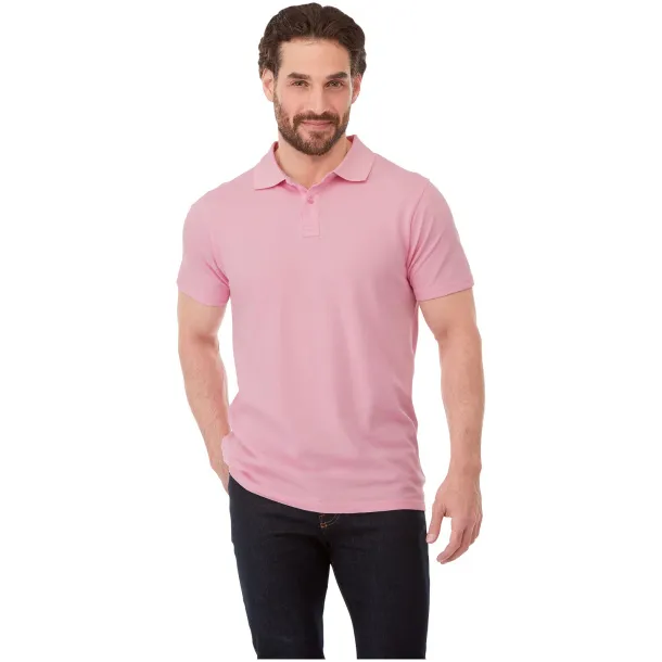 Helios short sleeve men's polo - Elevate Essentials Magenta