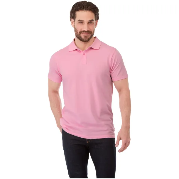 Helios short sleeve men's polo - Elevate Essentials Light pink