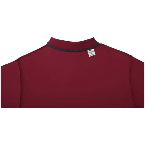 Helios short sleeve men's polo - Elevate Essentials Burgundy