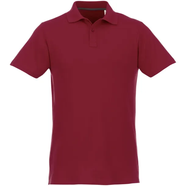 Helios short sleeve men's polo - Elevate Essentials Burgundy