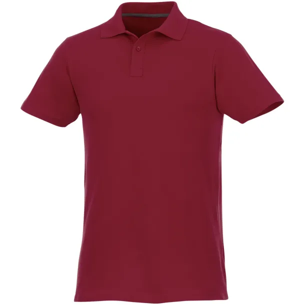 Helios short sleeve men's polo - Elevate Essentials Burgundy