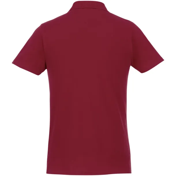 Helios short sleeve men's polo - Elevate Essentials Burgundy