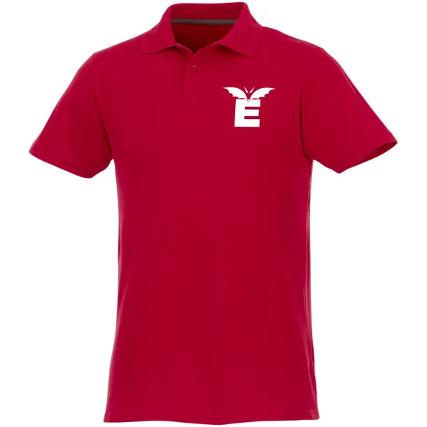 Helios short sleeve men's polo - Elevate Essentials Red