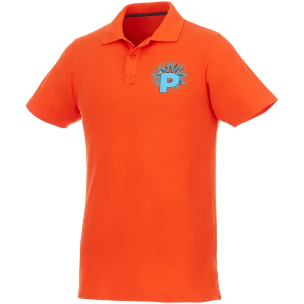 Helios short sleeve men's polo - Elevate Essentials Orange